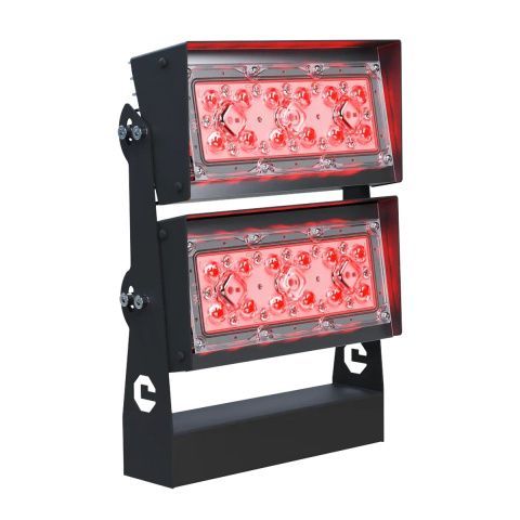 Светодиодный светильник LC 100-WALL К12 RED