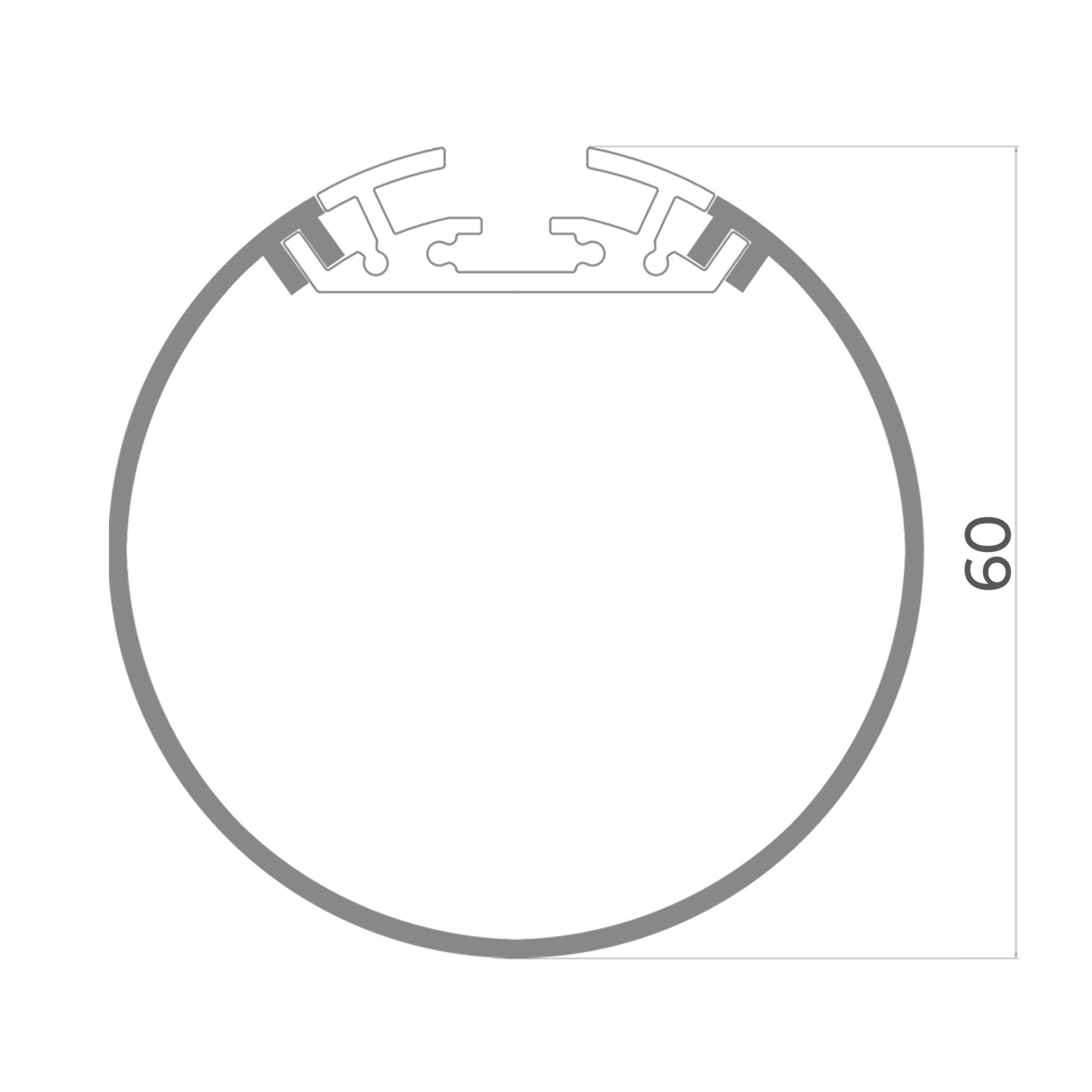 Линейный светодиодный светильник LC 15-ROLL-60 (1,0)
